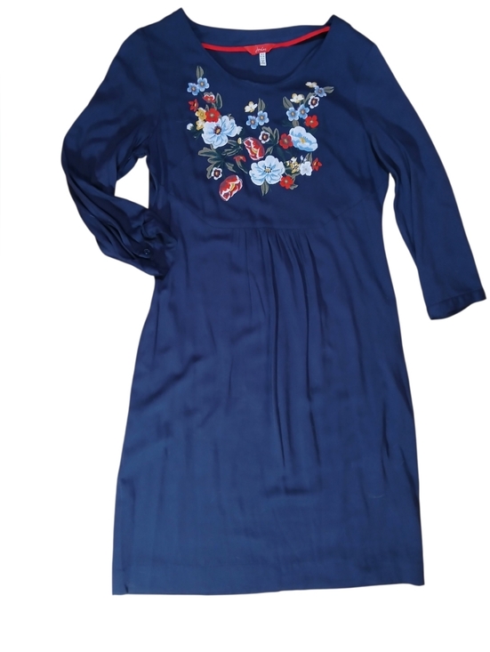 Joules Dresses & Skirts - JOULES Blue Dress W Embroidery Sz 4